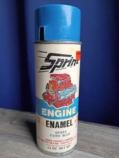 Vintage Spint Ford Blue Engine Enamel spray p...
