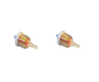MPS Inline Benzin Kraftstofffilter 6 mm kompatibel mit Quad Mini Motorrad ATV x 2