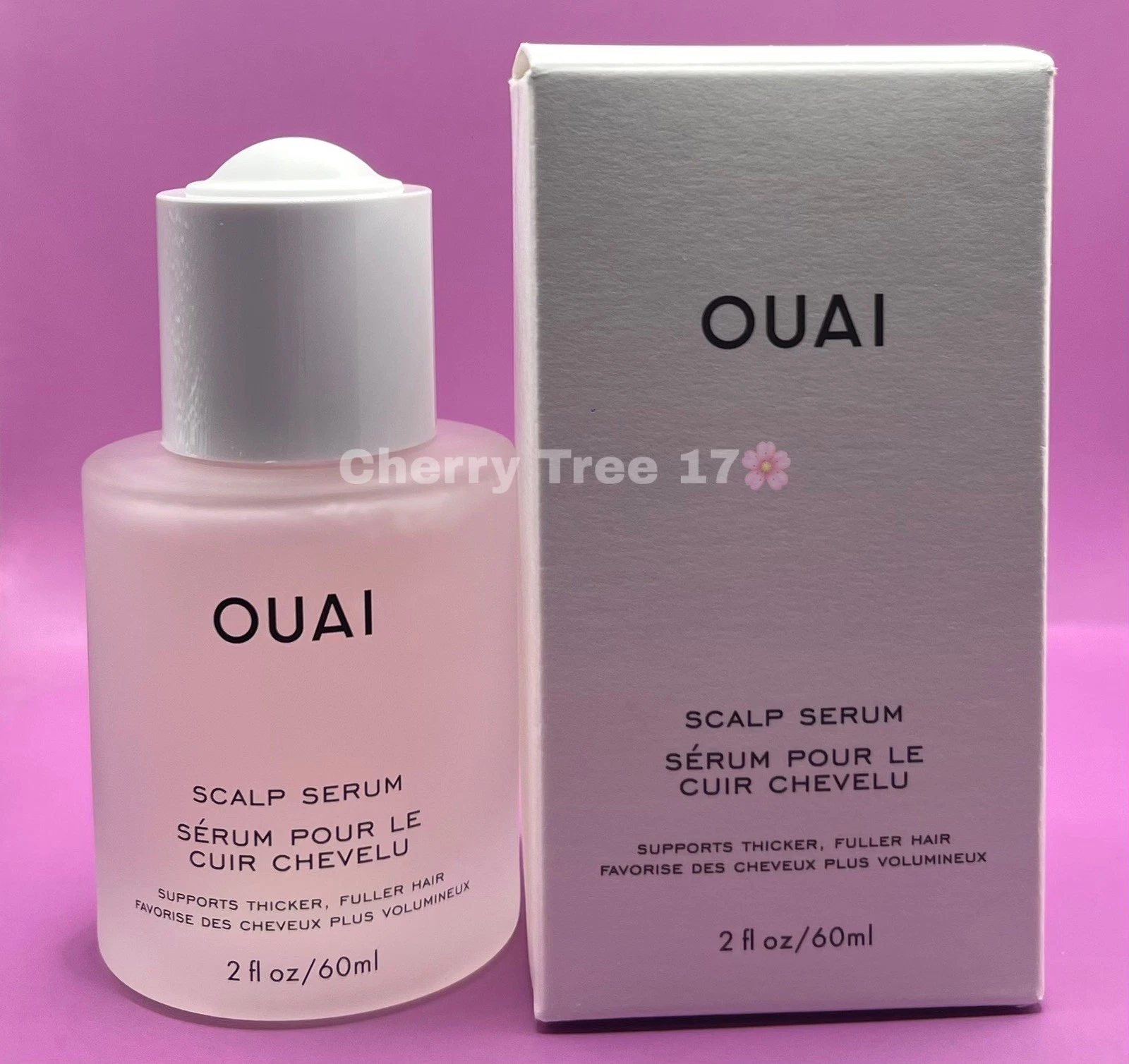 OUAI Scalp Serum 60ml - Supports Thicker, Fuller Hair RRP £50 New In Box