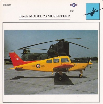 BEECH MODEL 23 MUSKETEER, TRAINER, USA ~ (D1 075 73-18)
