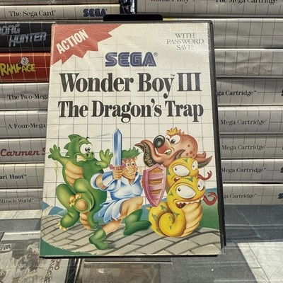 Wonder Boy III The Dragon's Trap Sega Master System Authentic