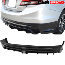 Fits 12-15 Honda Civic Sedan Mugen Rr Style Rear Bumper Diffuser W Led Brake Fits 12-15 Honda Civic Sedan Mugen Rr Style Rear Bumper Diffuser W Led Brake