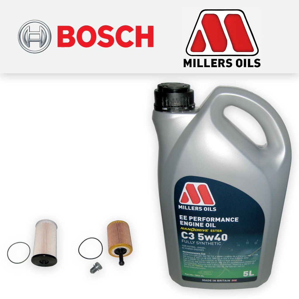 SERVICE KIT for SKODA OCTAVIA (1Z) 1.9 TDI OIL FUEL FILTERS UFI +OIL (2005-2013)