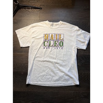 Hail Cleo (Cleopatra) New Orleans Mardi Gras Krewe Throw Shirt Size L Y2K