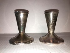DUTCHIN CREATIONS STERLING SILVER CANDLE HOLDERS