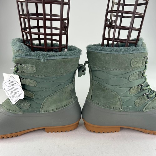 Propet Ingrid Womens Green Thyme Cold Weather Boots US 10 Whide WTPF Winter Boot - Picture 8 of 12