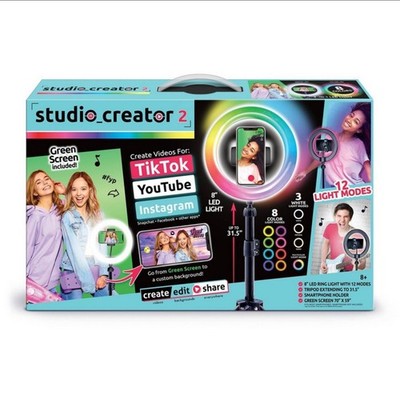 Studio Creator 2 - Ring Light And Green Screen - NEW