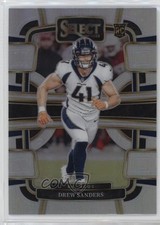 2023 Panini Select Concourse Silver Prizm Drew Sanders #30 rp9