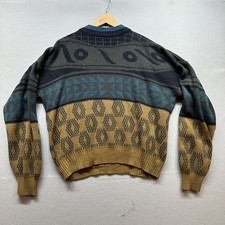 Vintage Abstract Pattern 90s Sweater Size Medium