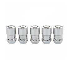 Mcgard Wheel Lock Nut Set For Jeep Wrangler 1990-2017 5 Pack 1.46in. L Chrome