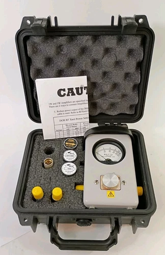 Bird RF Thruline Wattmeter Model 43 with Elements, Attenuators