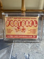 1952 Bowman Football Large Empty Box Extremely Rare