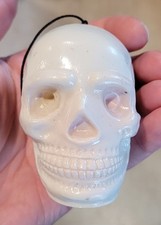 1970 Skull Hanging Toy Dangler Vintage Monster Halloween Skeleton Head Madballs