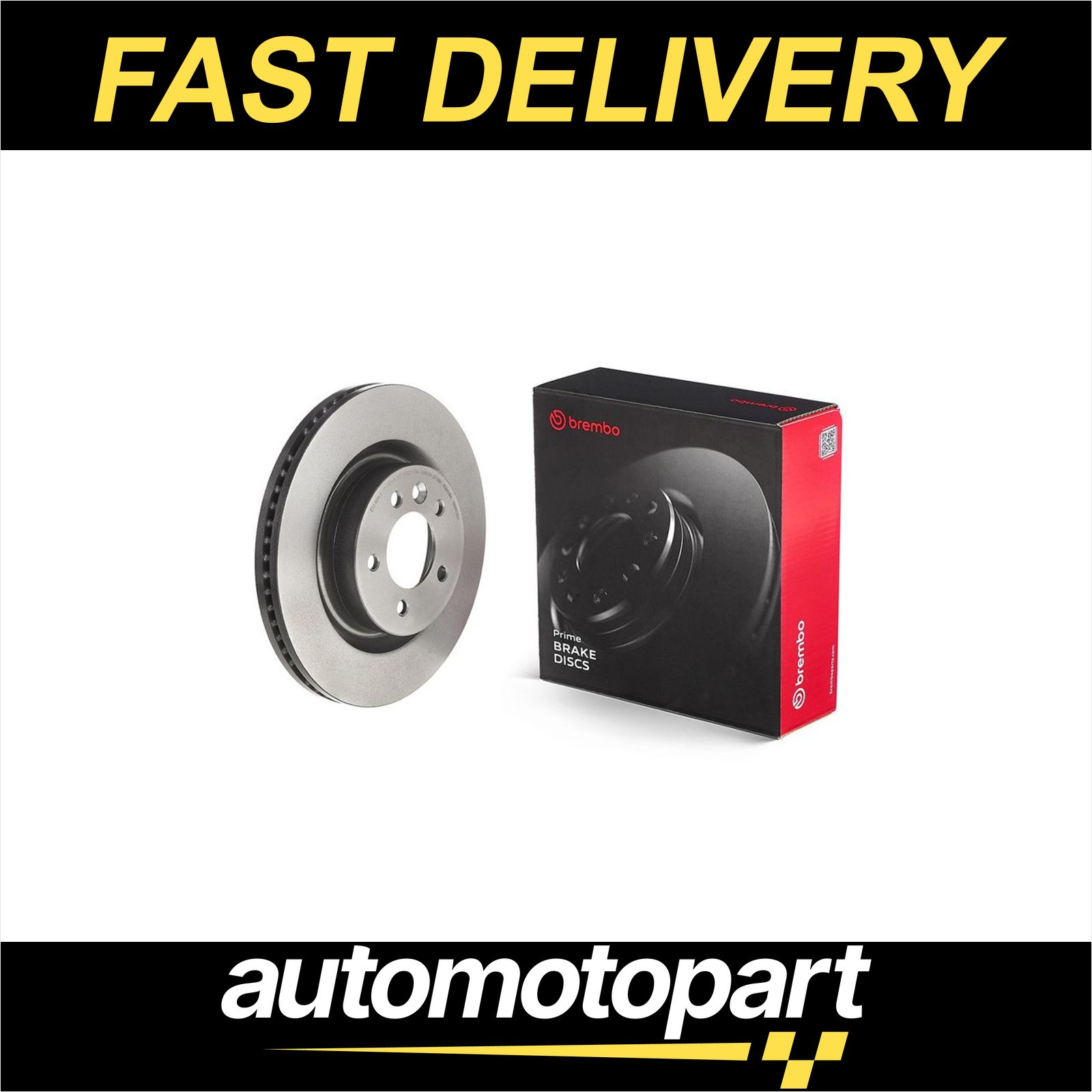 Brembo 2x Brake Discs Pair Vented Front 337mm 09.8875.31 Set SDB000611 SDB000612