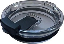 Universal Replacement Travel Mug Lid Spill Proof Coffee Cup Cover Black