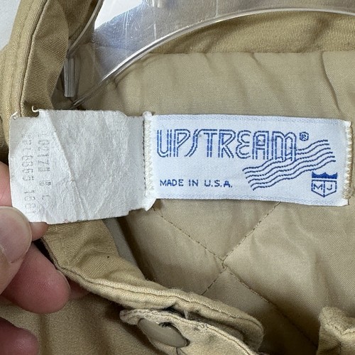 Vintage Great Lakes Hybrids Michigan Farmer Bomber Jacket Up Stream USA Made XL - Bild 3 von 7