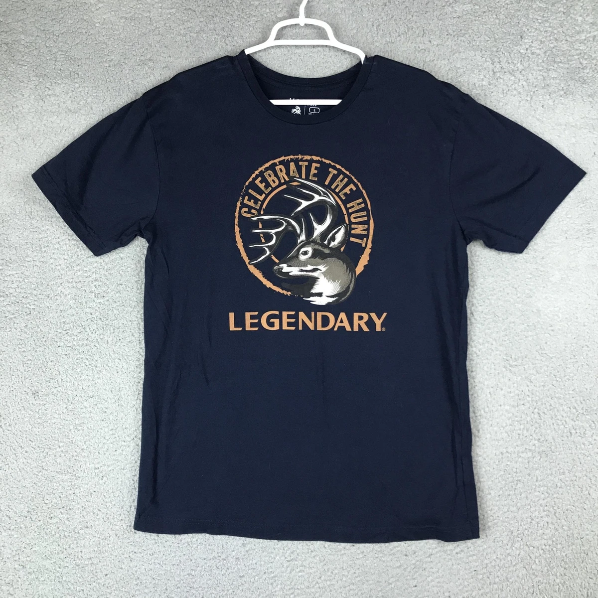Legendary Whitetails T-shirt à manches longues pour homme, série non typique, noir, taille L