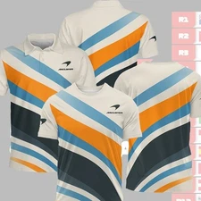 McLaren Fanwear Exclusive 3D T-Shirt , F1 Racing 3D Polo Shirt, McLaren Fans Tee