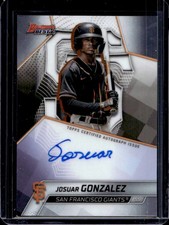 2025 Bowman's Best Josuar Gonzalez Auto #B25-JG Giants