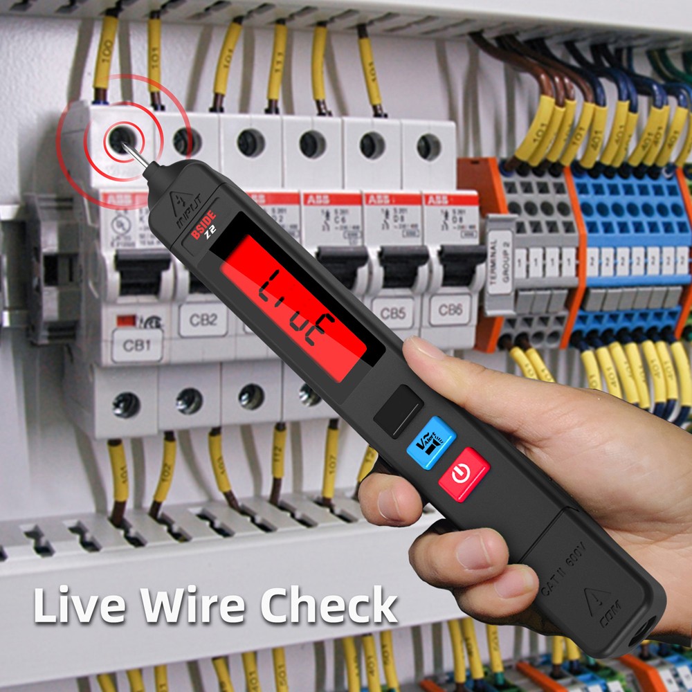 BSIDE Digital AC Voltage Tester Leakage Detector Electric Leakage Detect Pen