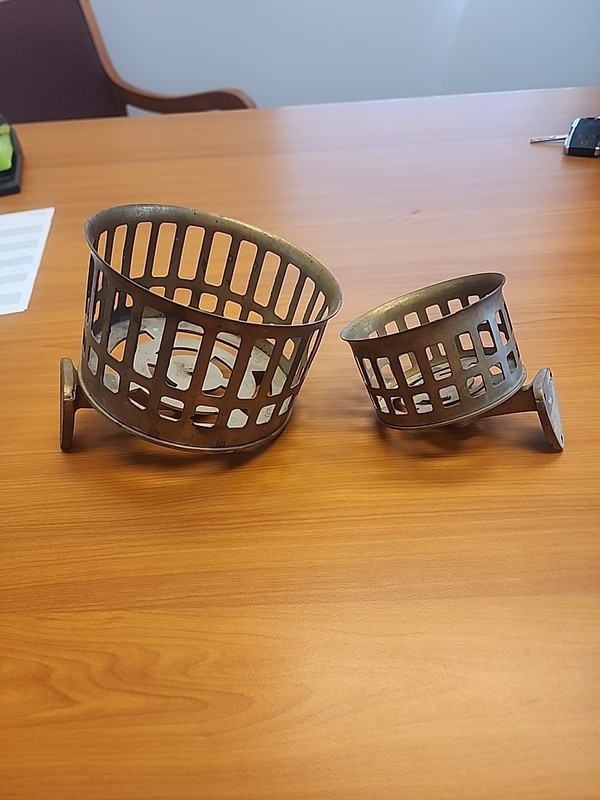 2 antique bathroom cup tumbler holders | vtg sink  victorian sink bathroom tub 