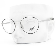 Persol Eyeglasses Glasses 2460-V 1074 Matte Black on Shiny Silver 50mm No Case