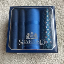 Stafford Essentials 3 Fine Cotton Handkerchiefs Unused