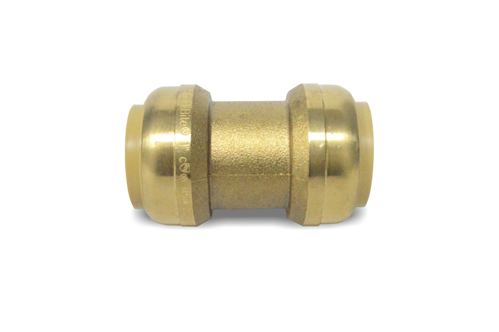 SharkBite 1" Push to Connect Coupling Brass