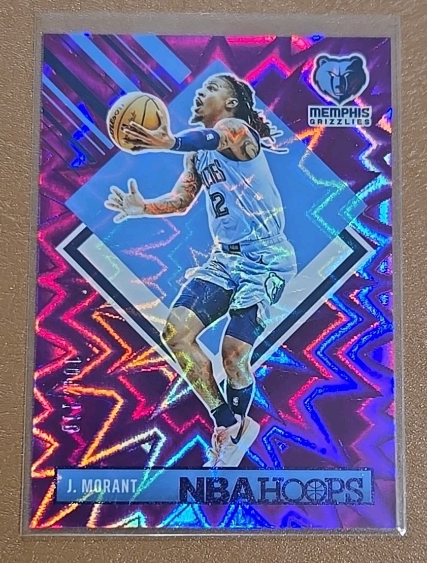 2024-25 Panini NBA Hoops Tribute #288  Ja Morant Purple Numbered 104/110