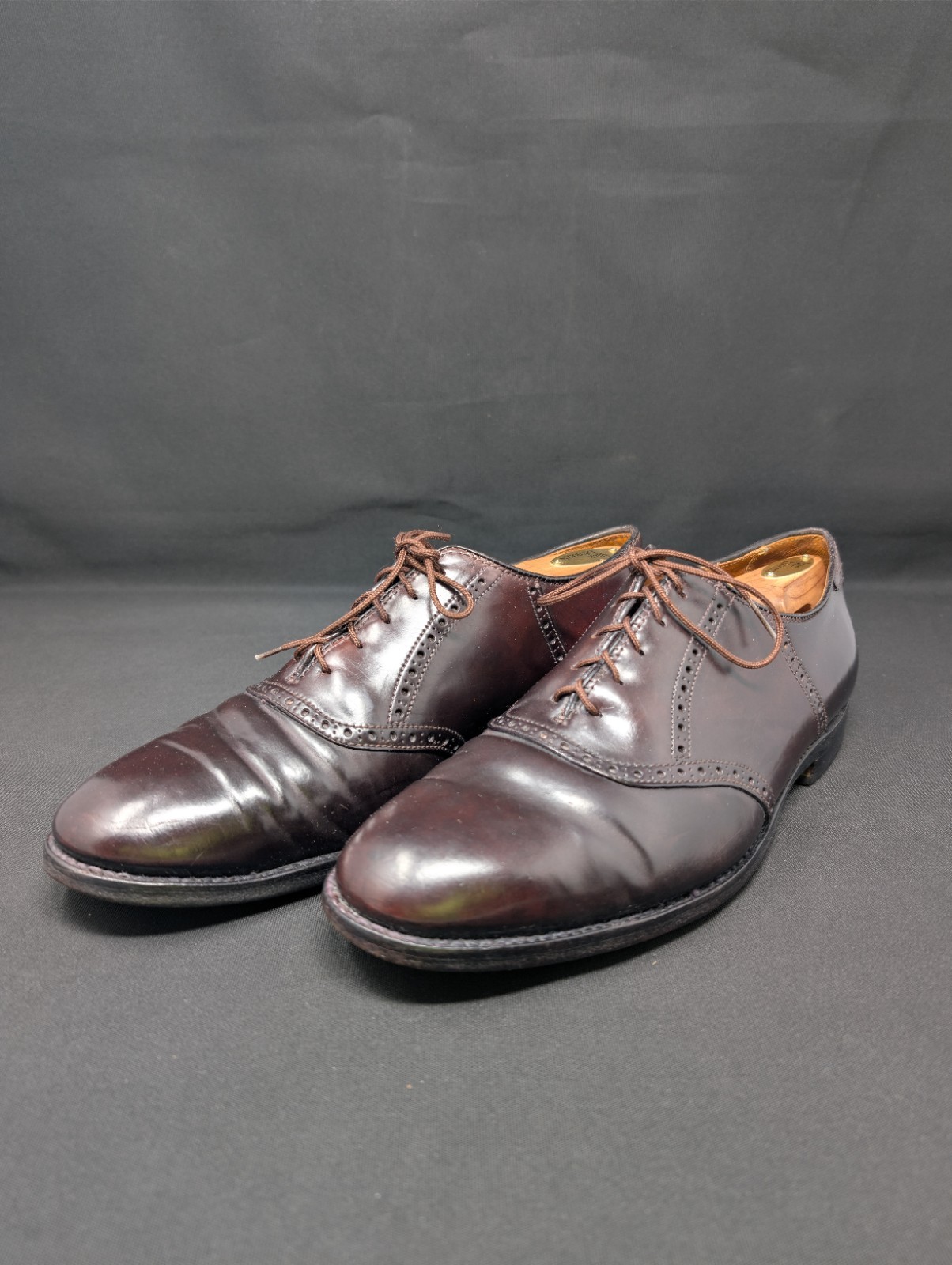 Alden 994 Color 8 Shell Cordovan Saddle Shoe