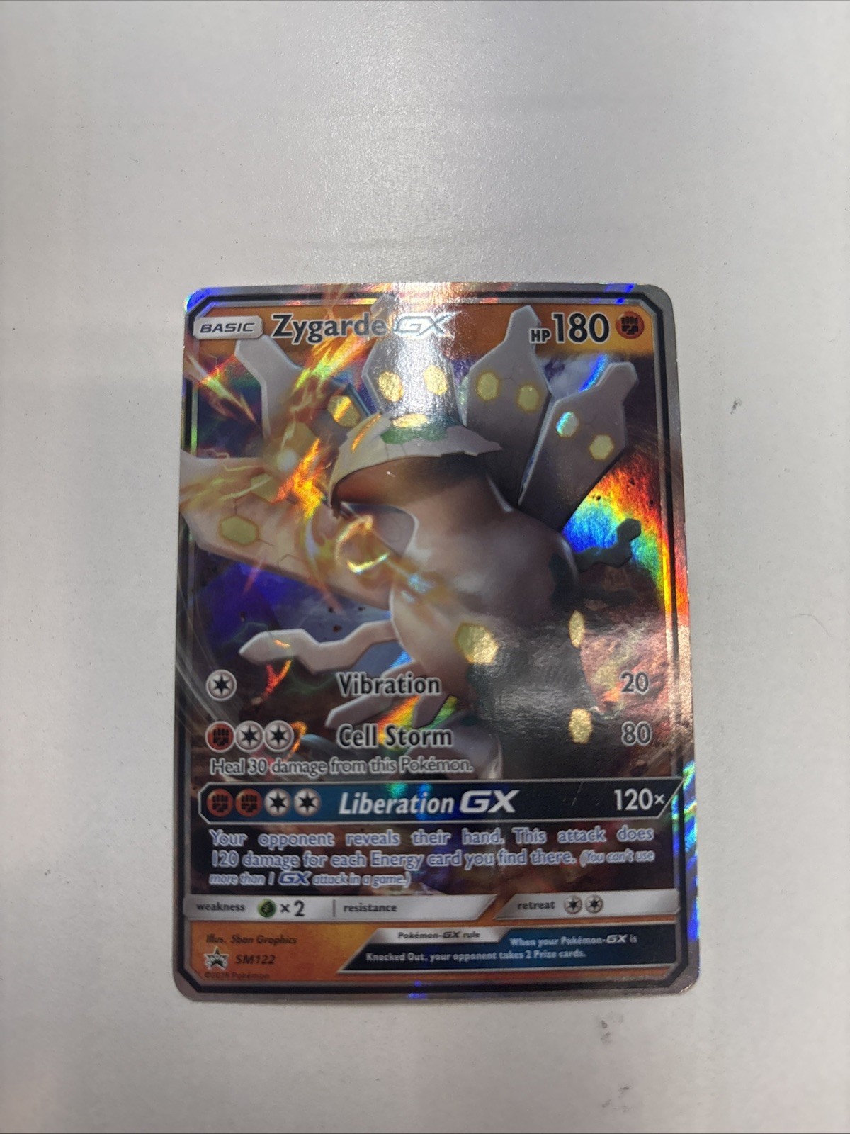 2018 Pokemon Sun & Moon #SM122 Zygarde GX Black Star Promo Holo NM-