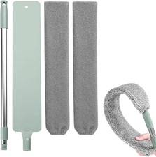 Retractable Gap Dust Cleaner Cleaning Tools with 2 Microfiber Dusting Cloths,...