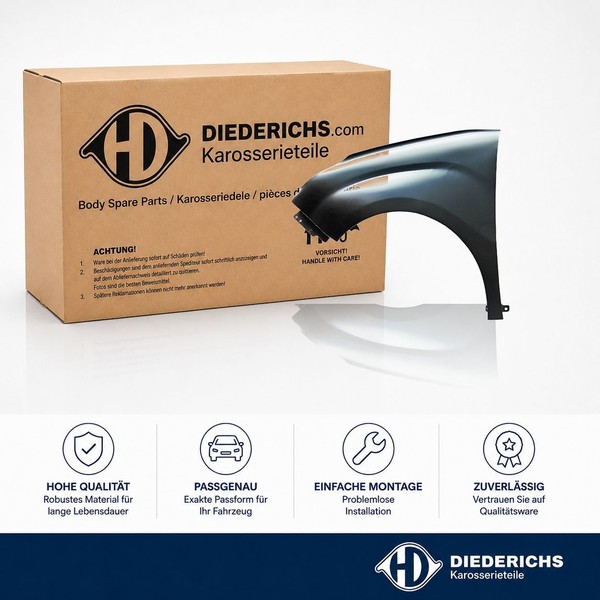 KotflÜGel Vorne Rechts Diederichs 3486006 Passend FÜR Fiat Opel SeitenflÜGel-image