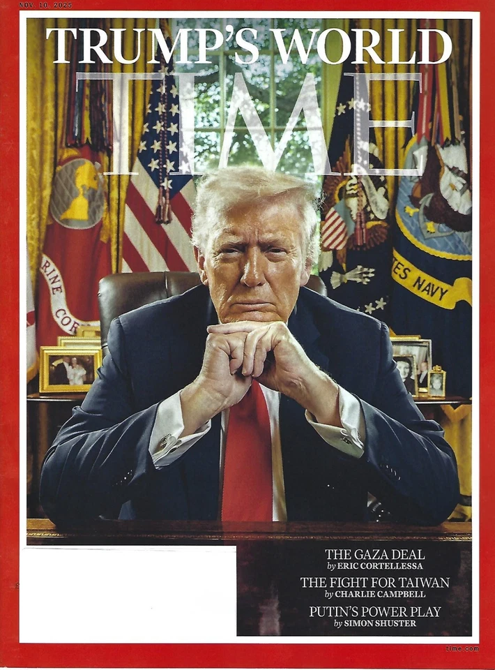 Donald Trump Time Magazine November 10th 2025 TRUMP'S WORLD MAGA