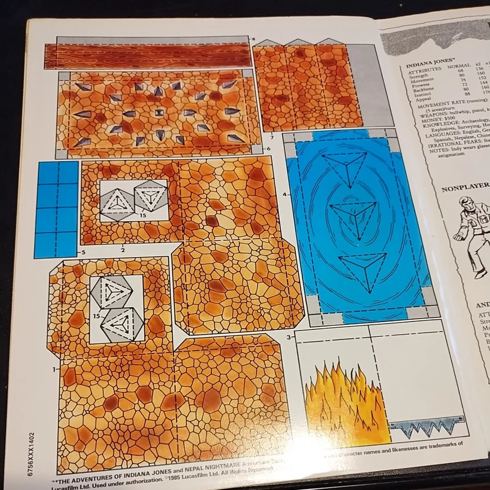 INDIANA JONES: NEPAL NIGHTMARE ADVENTURE PACK IJ5-1985 Nuevo-Sin Precintar Foto 4 de 4