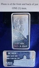 The Hamilton Mint Carson City Nevada 36th State 1 Oz 999 Silver Art Bar 241978