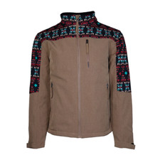 Hooey Youth Boys Aztec Tan Softshell Jacket HJ109TNAZ-Y