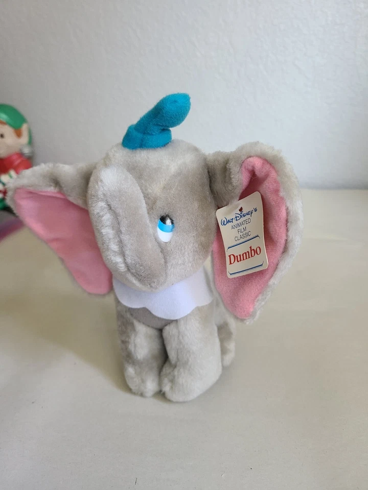 Walt Disney Brown Elephant Pink Ears Dumbo Just Play Plush Stuffed Animal Toy - Image 2 of 4