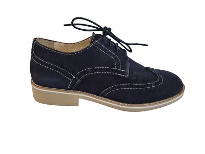 Fontana Schnürschuhe aus Wildleder, Herren - BLAU (Blau)