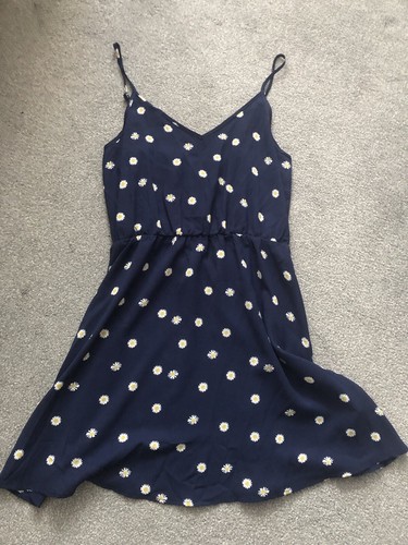 Marineblaues Daisy Kleid, Größe L neu ohne Etikett