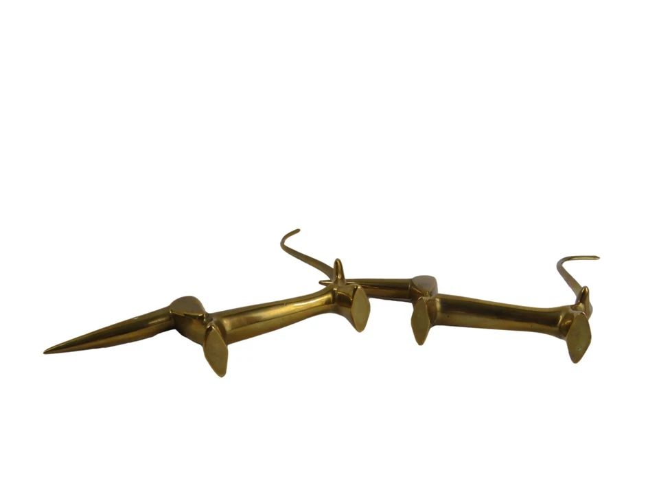 2 Dackel aus Messing Ringhalter Österreich Bosse Ära 1960er - Bild 4 von 4