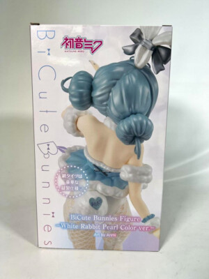 Japan Authentic FuRyu Miku BiCute Bunnies Figure White Rabbit
