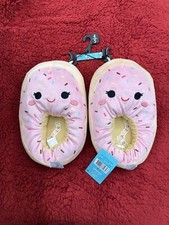 Size 4 - 5 fit adult Sizes 6-8 BNWT Squishmallow Slippers Dabria Donut 4/5 6/7