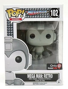 Funko Pop! Mega Man Retro #102 Game Stop Exclusive w/ POP! Protector | eBay