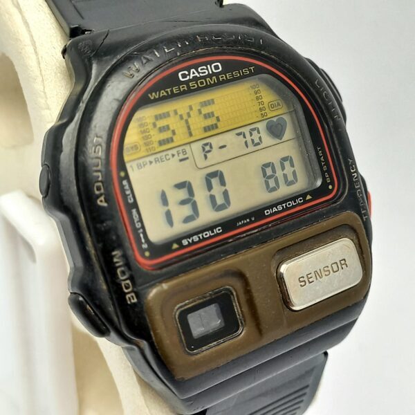 Casio BP-100 Blood Pressure Monitor Vintage Men's Watch AAS191SGB3