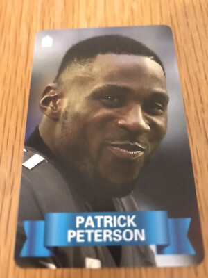NFL Card PATRICK PETERSON arcade coin pusher Red Zone Rush NFLPA 004