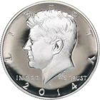 2014 P 90% SILVER KENNEDY 50th ANNIV PROOF HALF DOLLAR