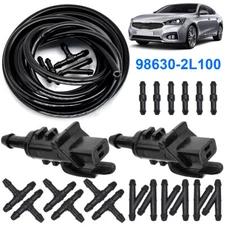 Windshield Washer Nozzle Wiper Spray Hose Kit For Kia Sid Spray Wash Jet