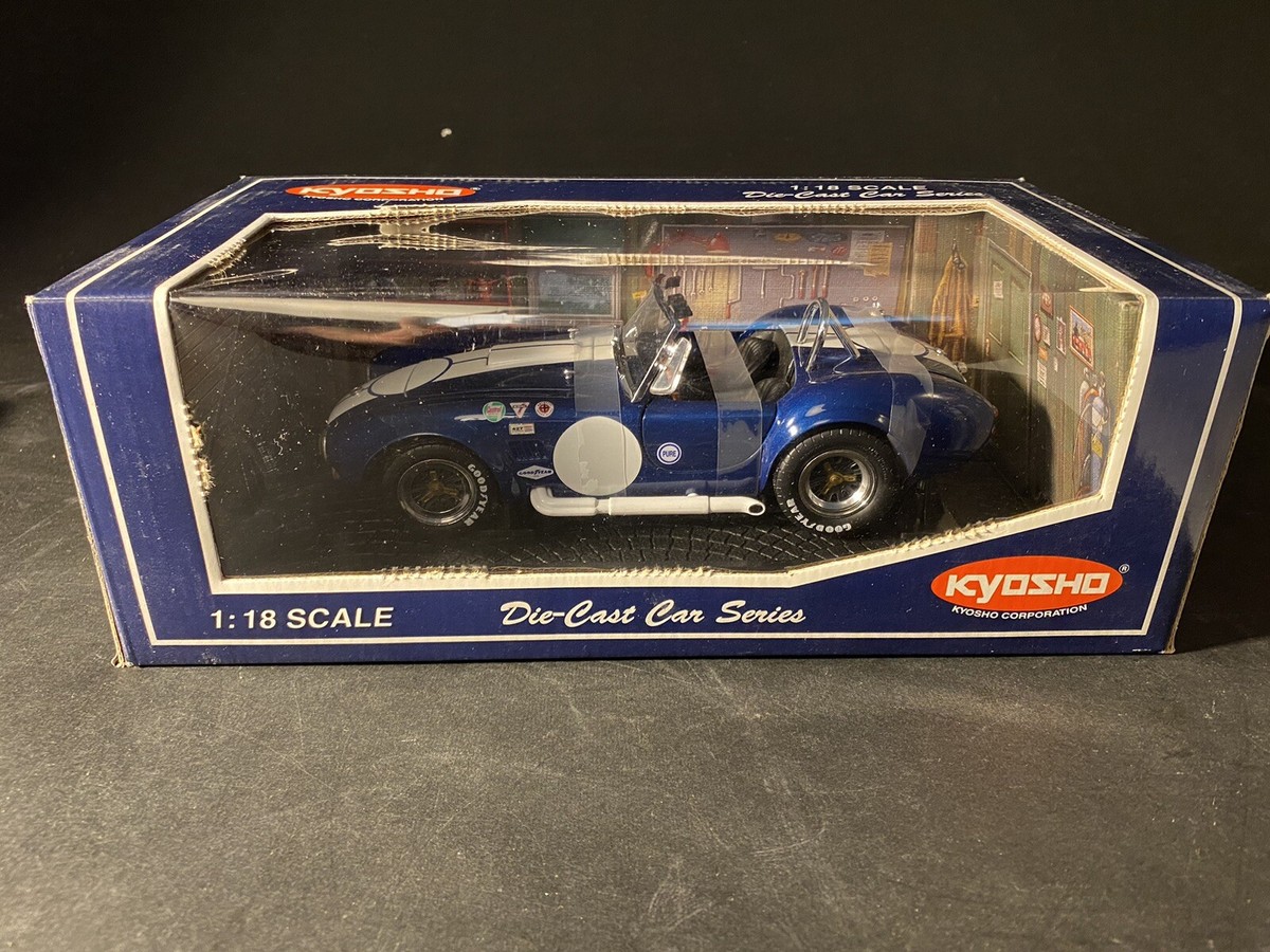Kyosho 1:18 Blue Shelby Cobra | eBay