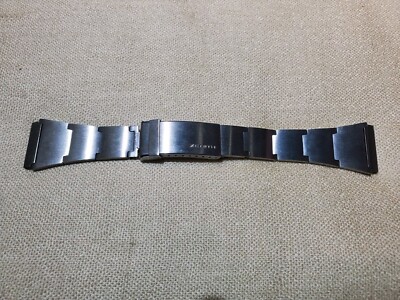 Very Rare 70s Zenith Lobster Style Stainless Steel Fliplock